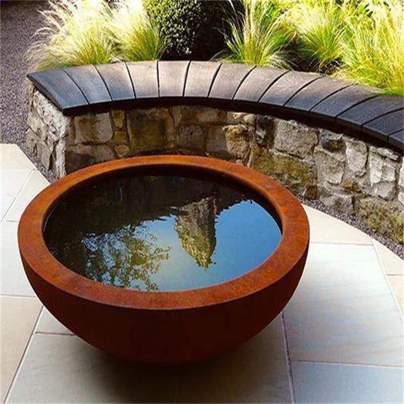 <h3>Customized Corten Steel Water Fountain For City Gardens </h3>
